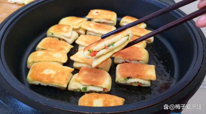 饼制作教程快来试试！简单易学的葱花发面小(图3)